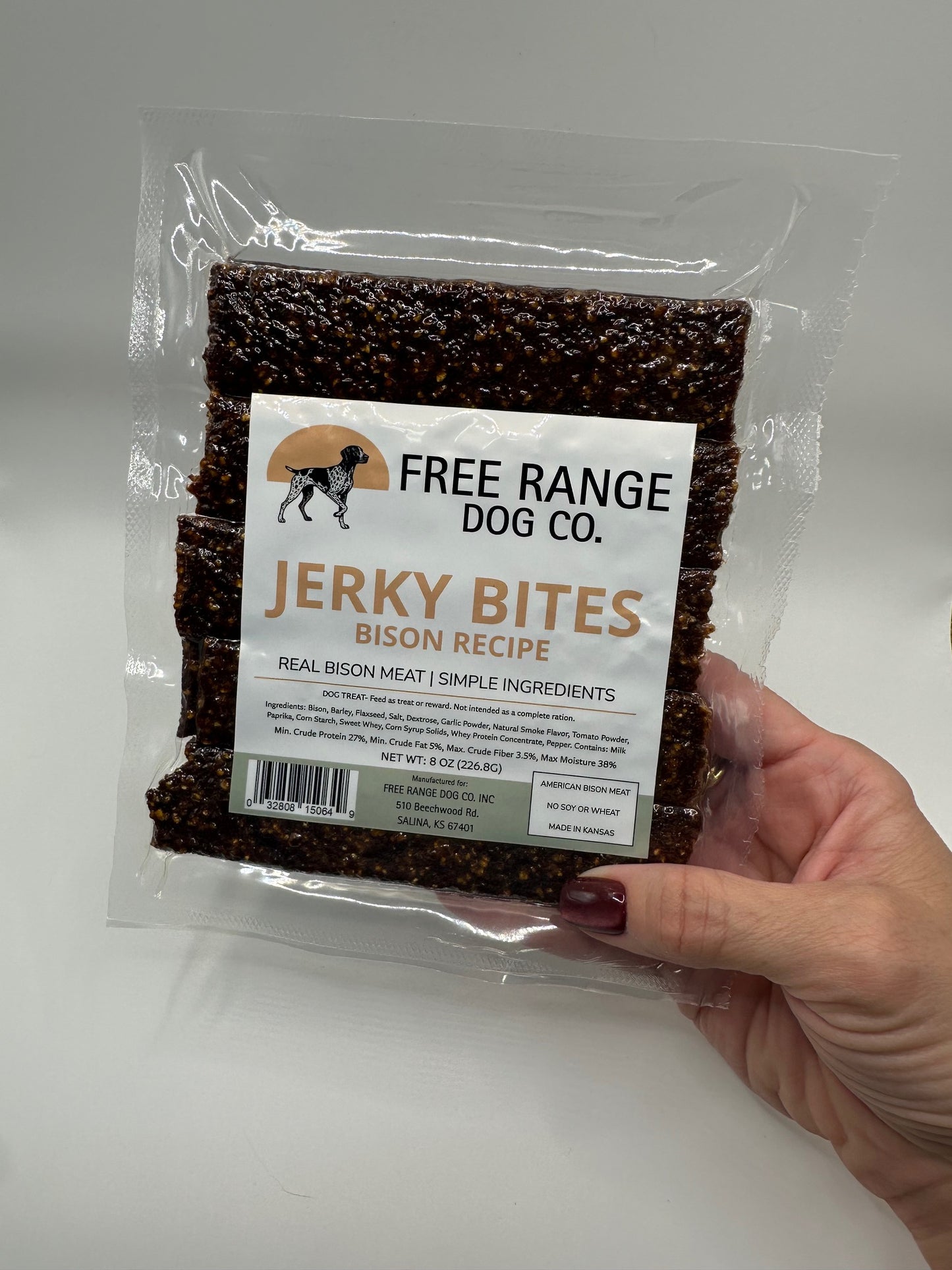 Bison Bites - 30 Pound Case - 8 ounce packages (Wholesale)