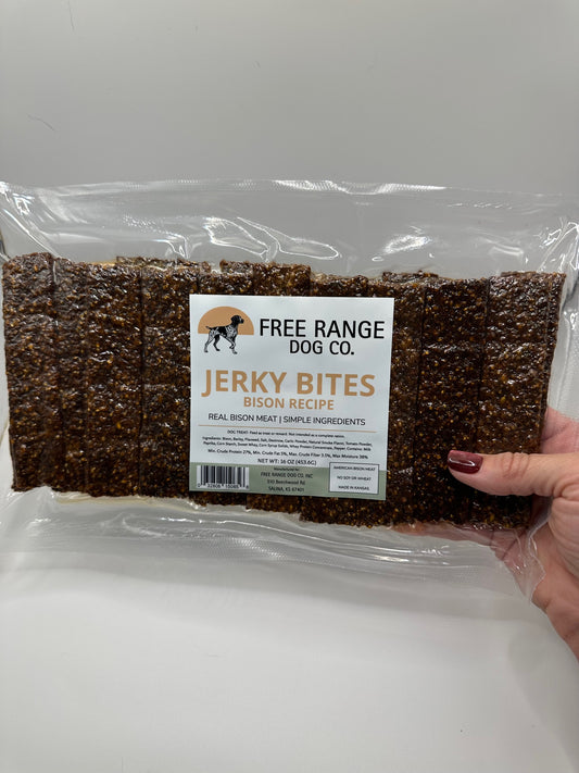 Bison Bites - 30 Pound Case - 16 ounce packages (Wholesale)