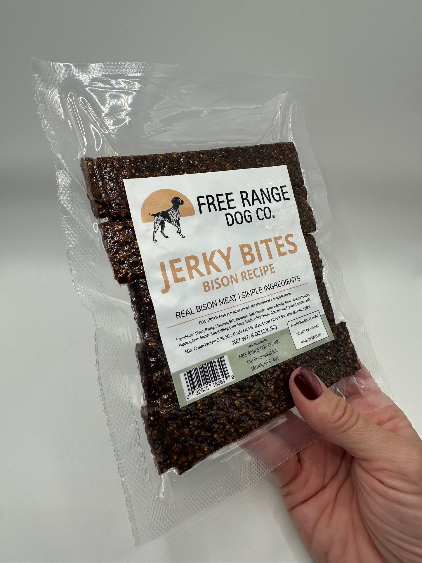 Bison Bites - 30 Pound Case - 4 ounce packages (Wholesale)